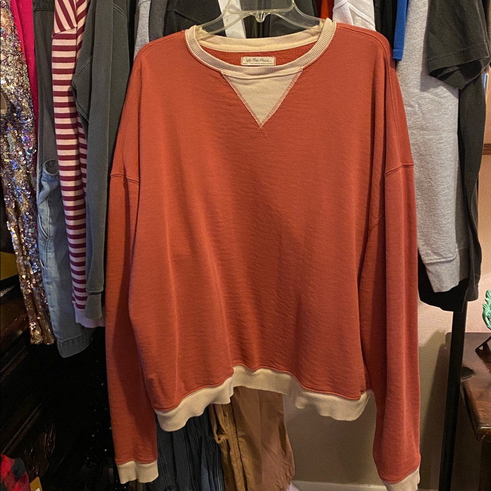 Free People oversized crewneck